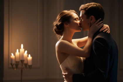 Romantic Good Night Kiss
