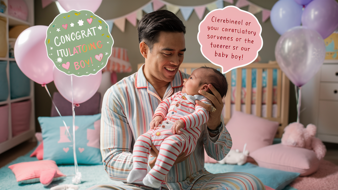 Congratulations for a Baby Boy