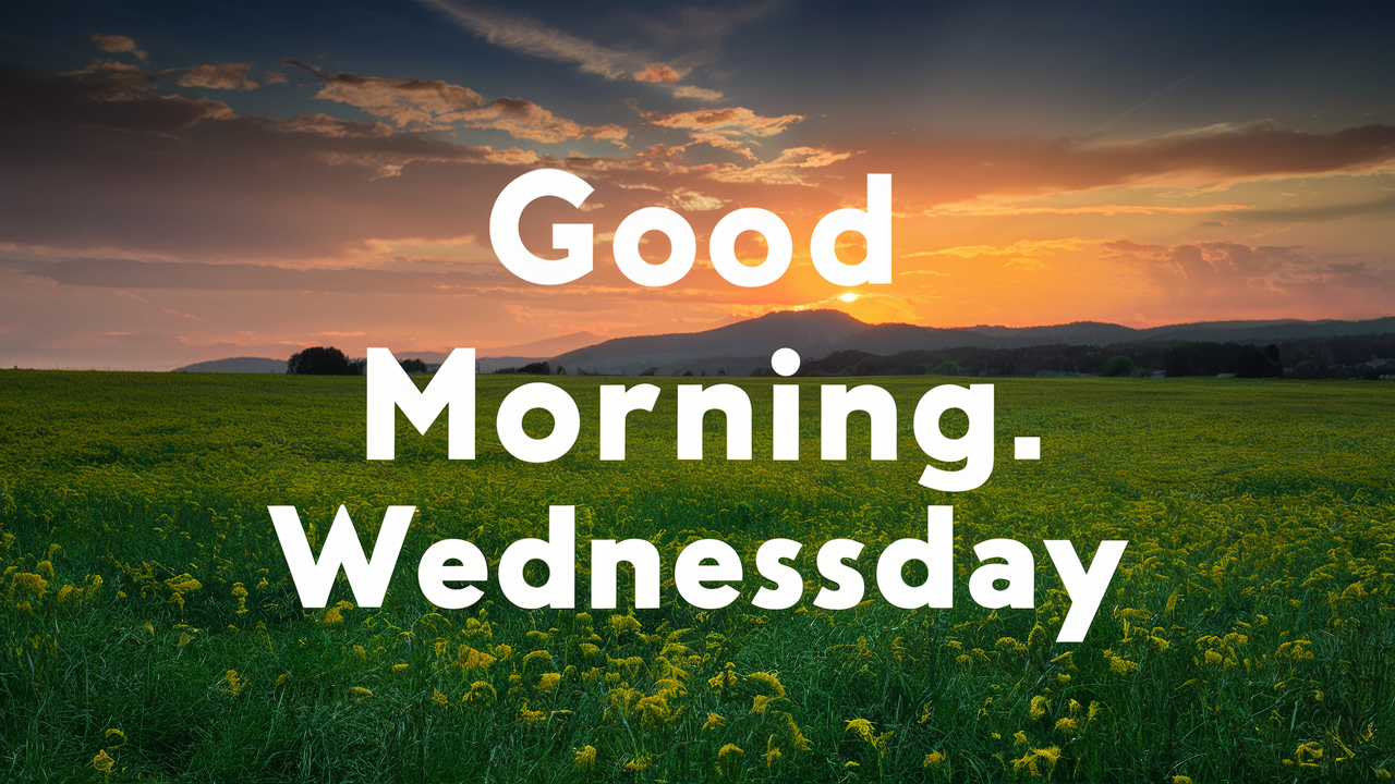 Good Morning Wednesday Wishes