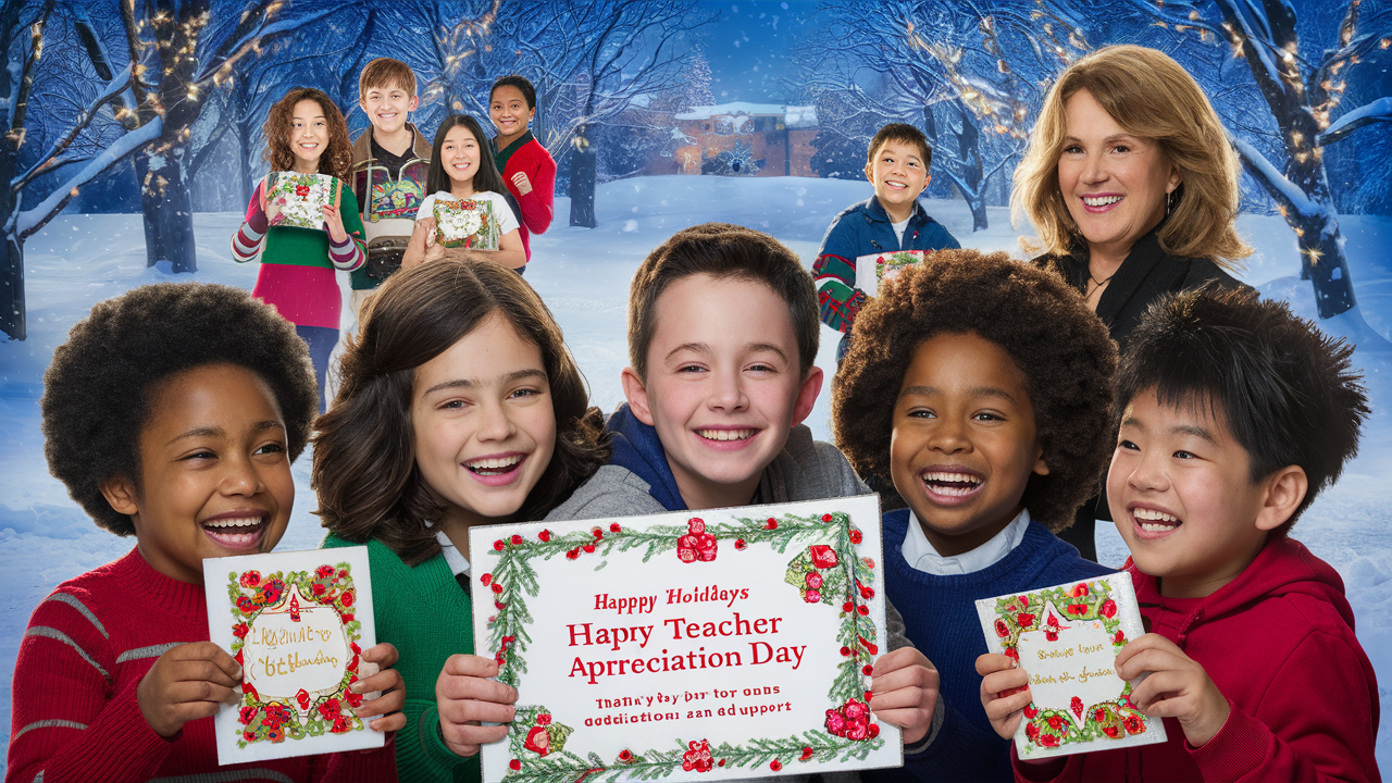 Holiday wishes for teachers