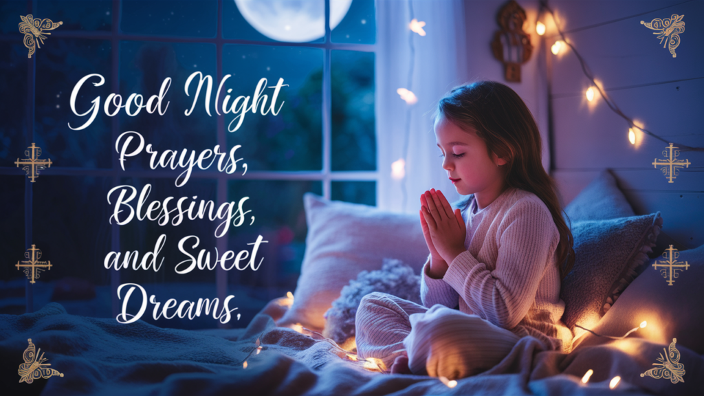 peaceful good night prayers