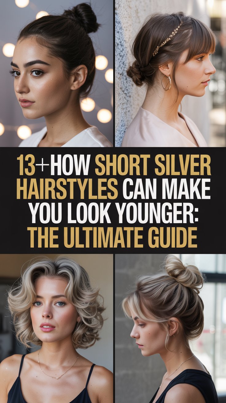 13+How Short Silver Hairstyles Can Make You Look Younger The Ultimate Guide