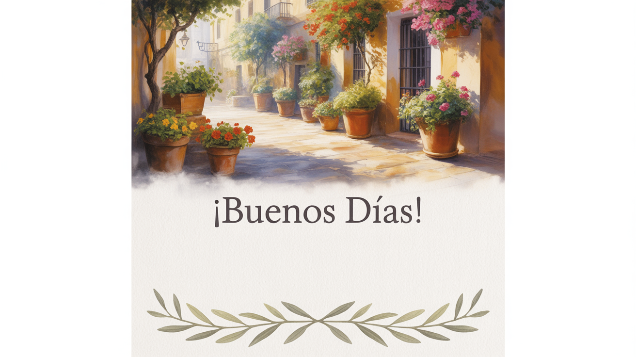 Good Morning in Spanish