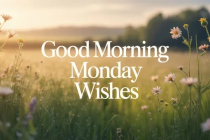 Good Morning Monday Wishes