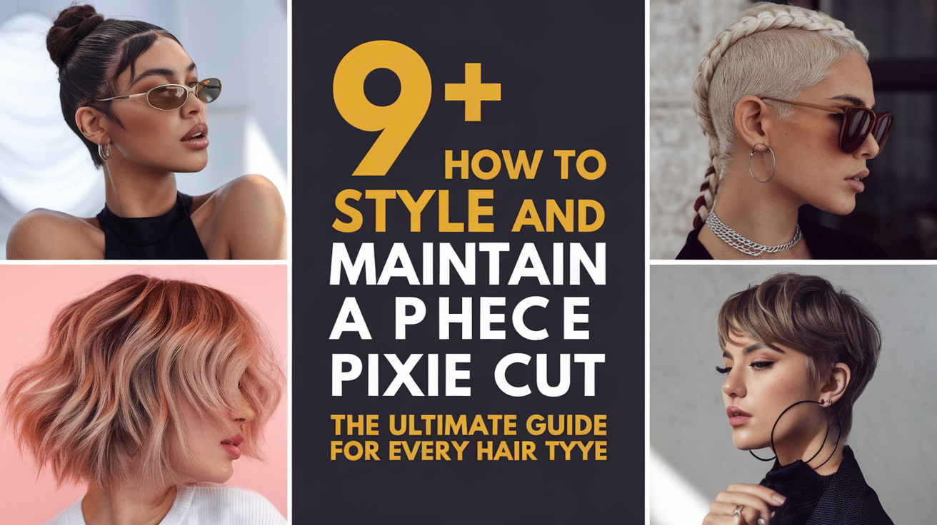 9+How to Style and Maintain a Pixie Cut The Ultimate Guide for Every Hair Type