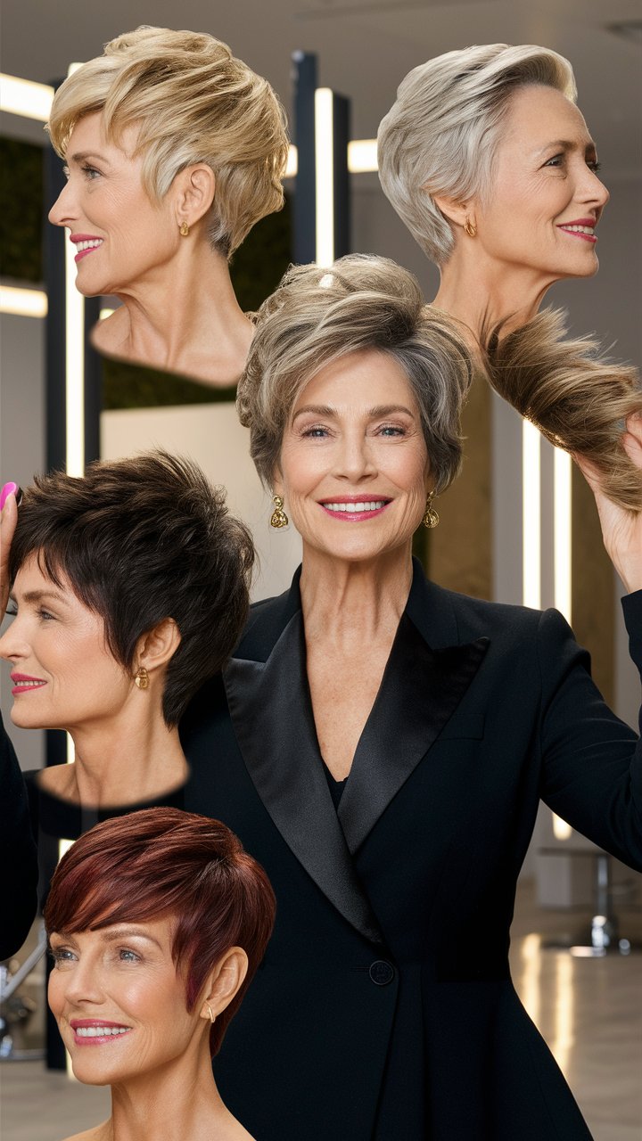 How to Choose a Short Hairstyle as an Older Woman