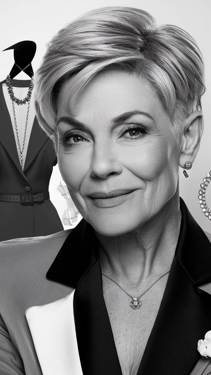 Does a Short Haircut Suit an Older Woman