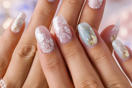 20 Short Wedding Nail Ideas