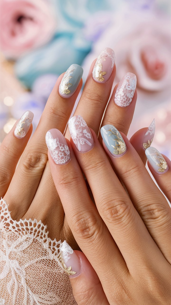 20 Short Wedding Nail Ideas