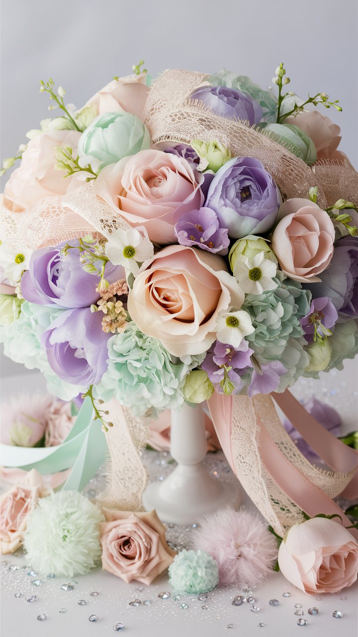 23 Pastel Wedding Bouquet Ideas