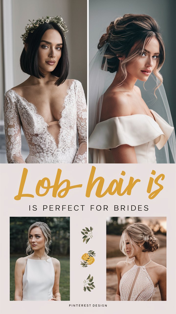 Lob Hair is Perfect for Brides