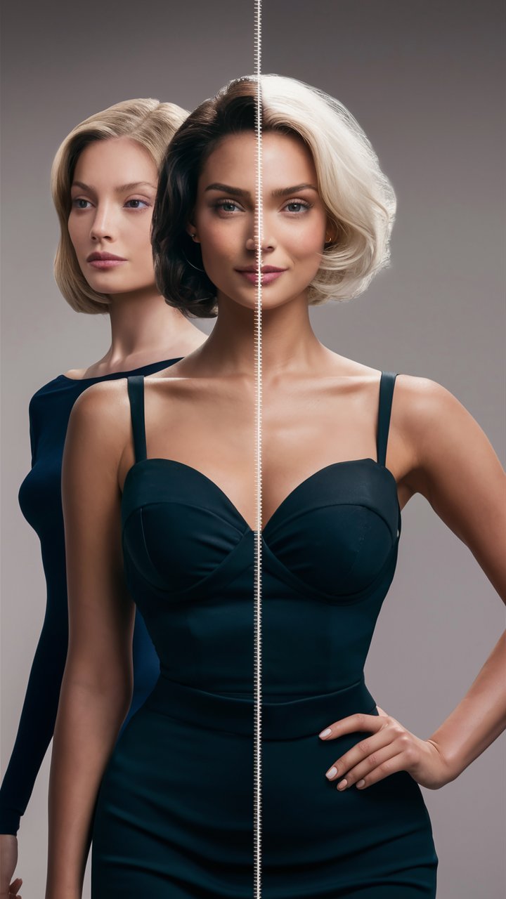 Does Short Hair Make You Look Heavier