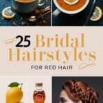 25 Bridal Hairstyles for Red Hair