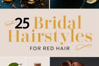 25 Bridal Hairstyles for Red Hair